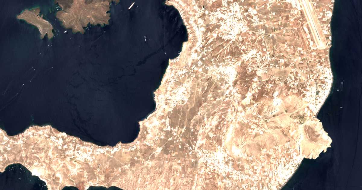 Satelitska karta: Megalochórion