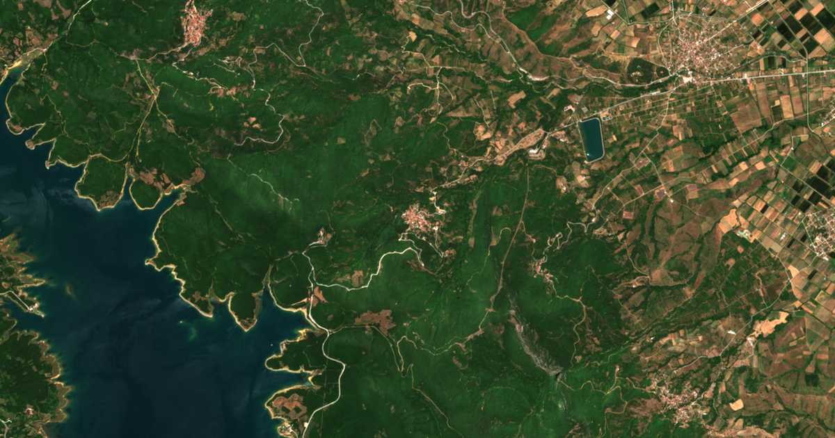 Satelitska karta: Moscháton