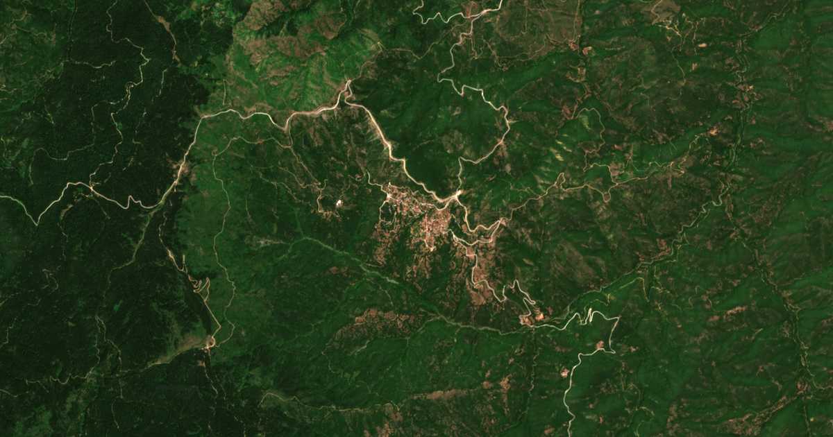 Satelitska karta: Rentína