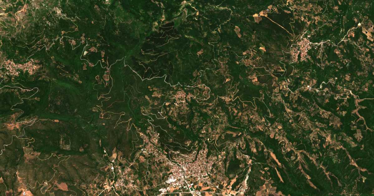 Satelitska karta: Megalóvryson