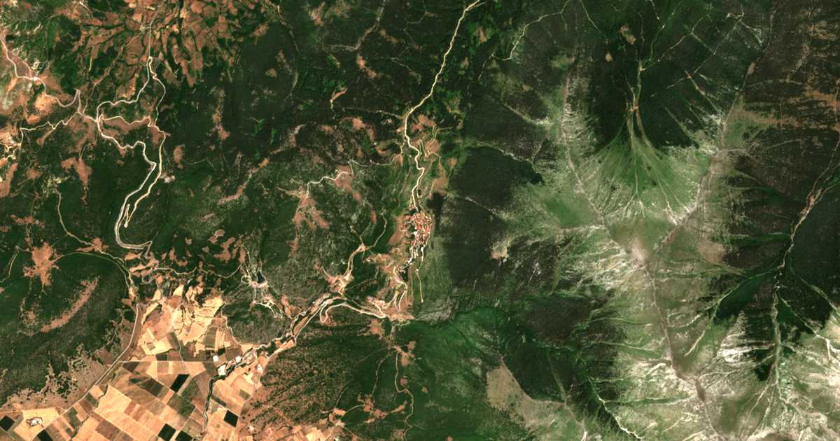 Satelitska karta: Kokkinopilós