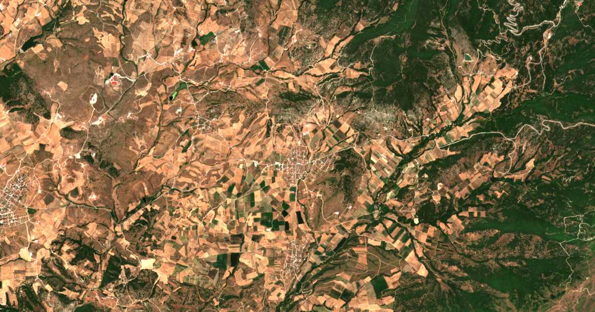 Satelitska karta: Olympiás