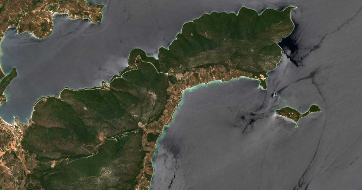 Satelitska karta: Ágios Dimítrios