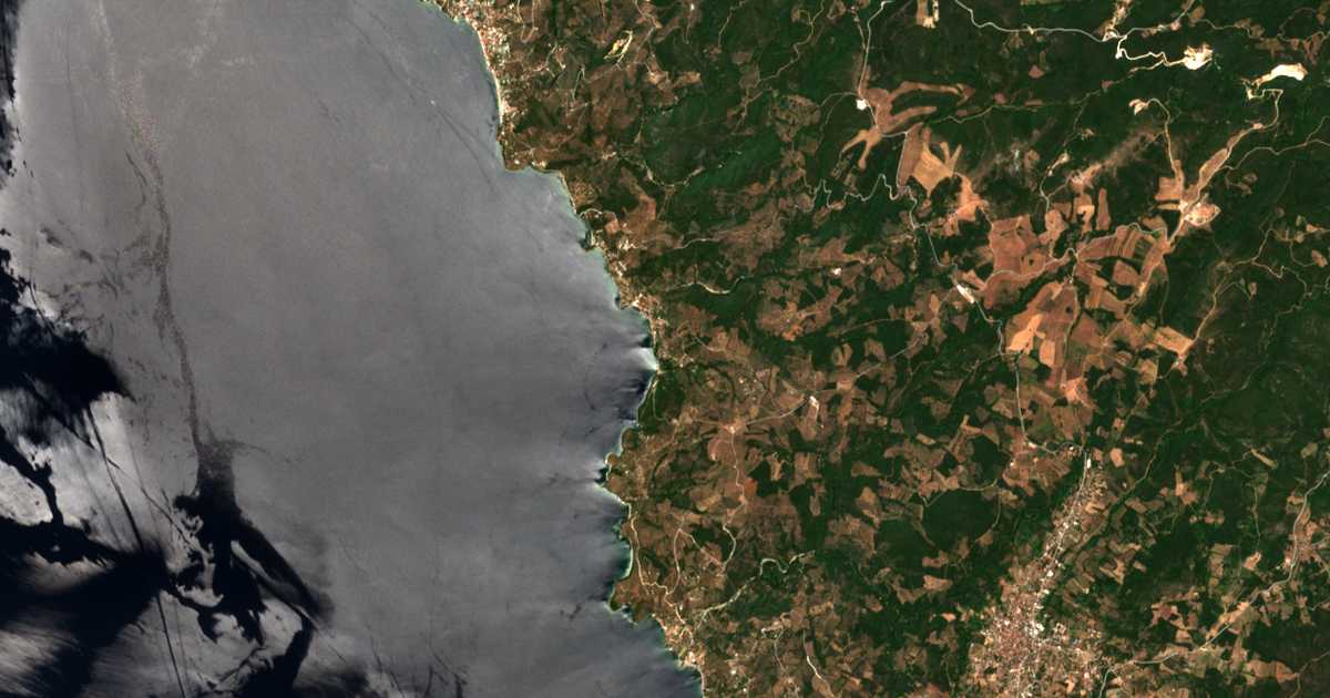 Satelitska karta: Lefókastron