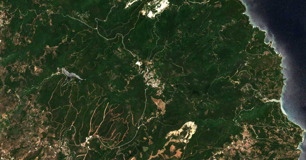 Satelitska karta: Neochórion