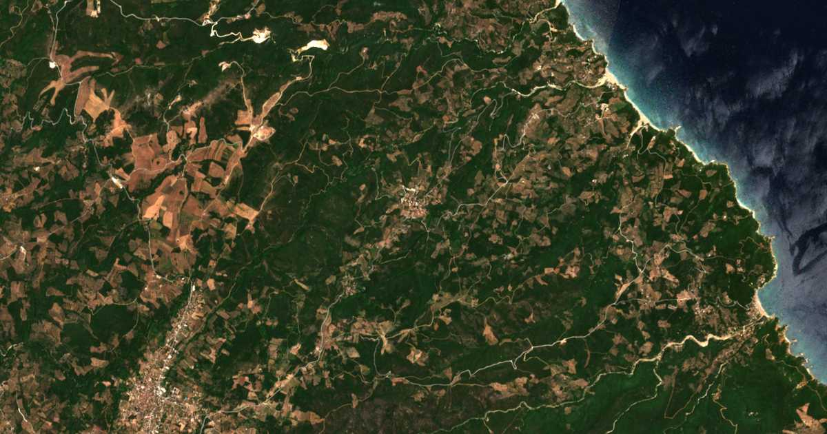 Satelitska karta: Xinóvrysi
