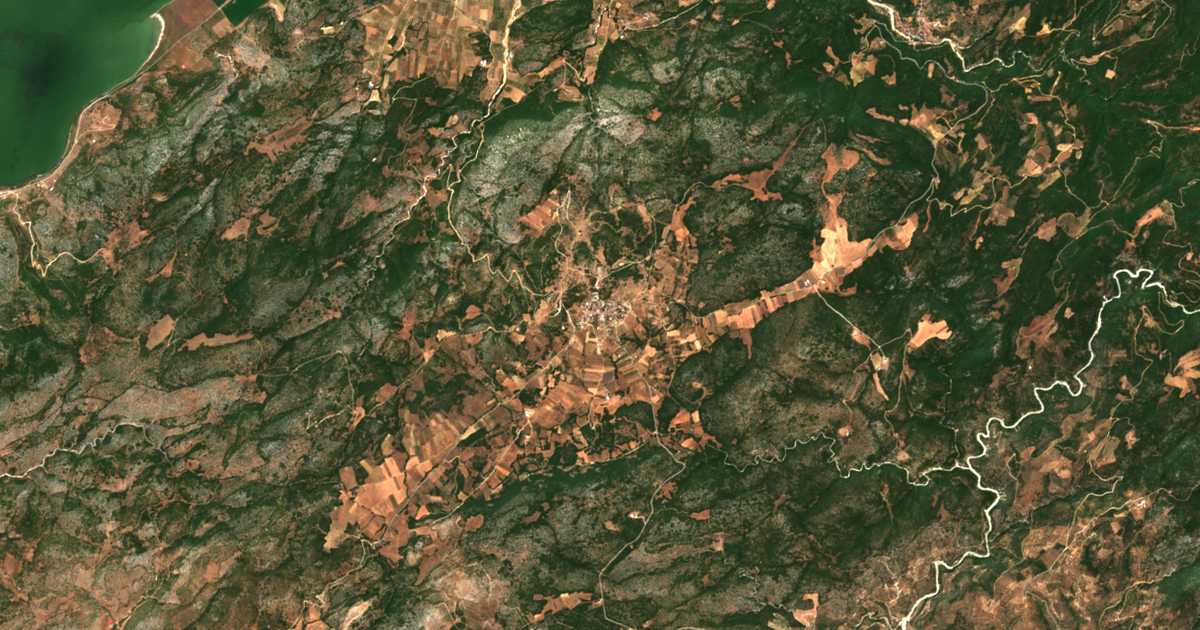 Satelitska karta: Glafyrá