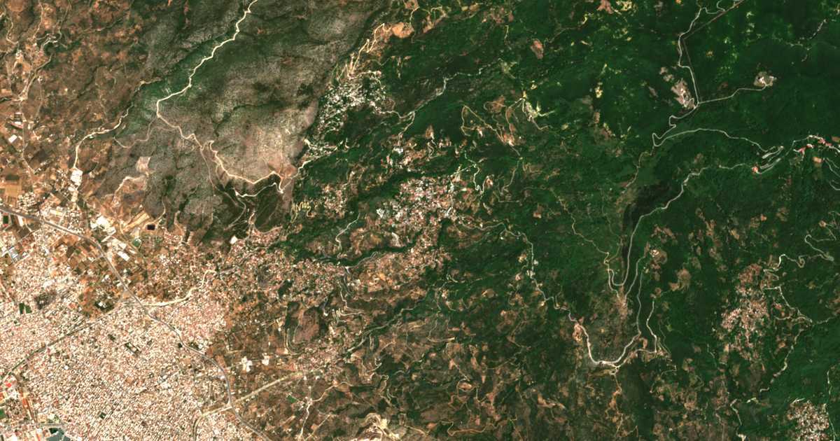 Satelitska karta: Portariá