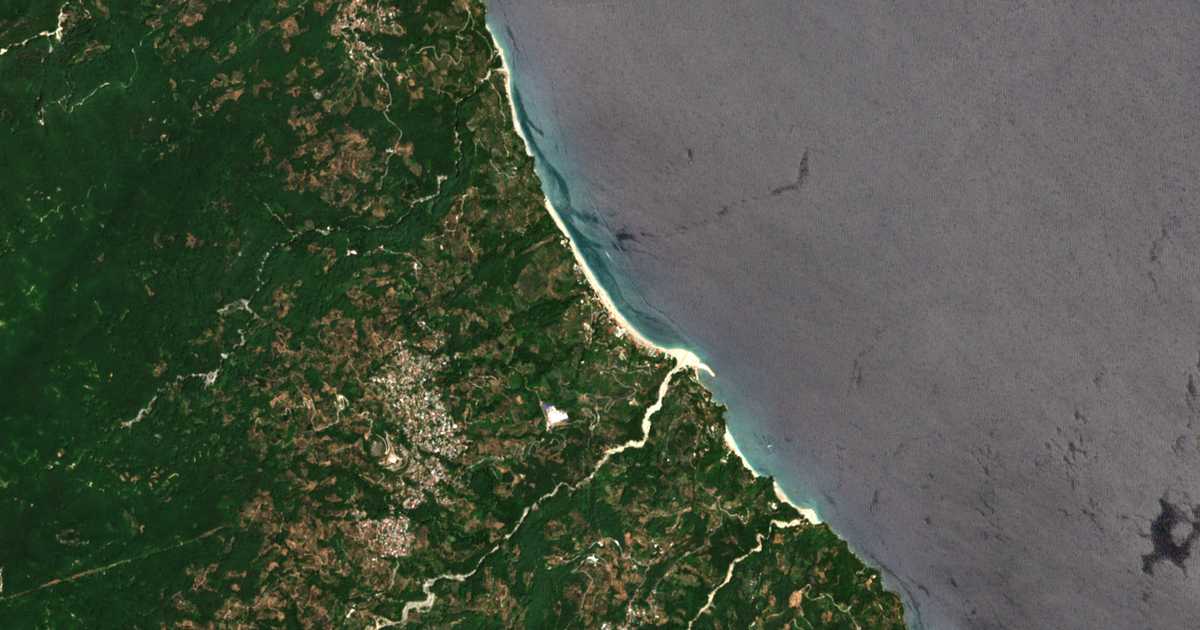 Satelitska karta: Choreftón
