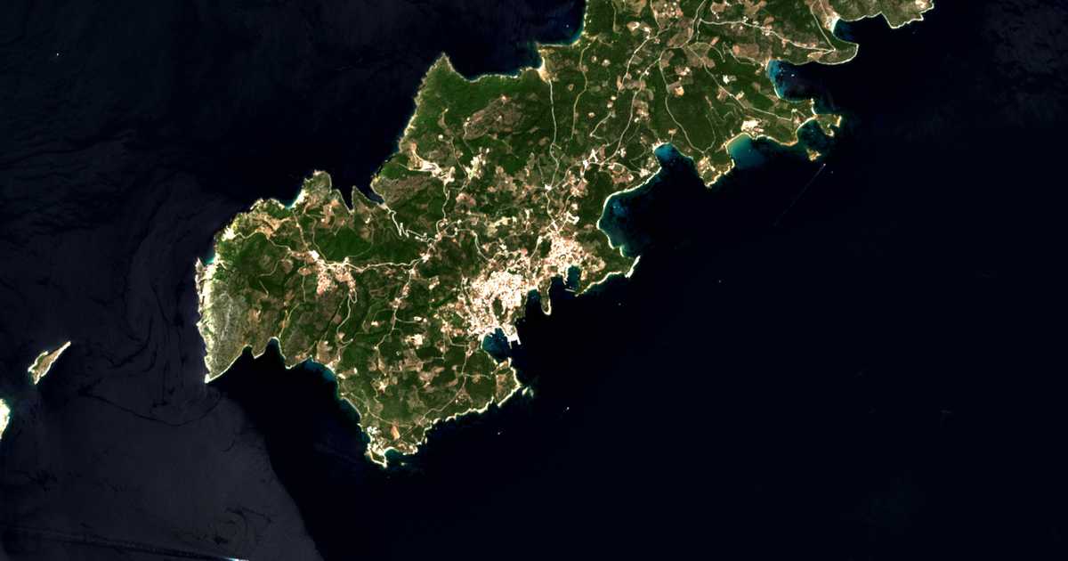 Satelitska karta: Vótsi