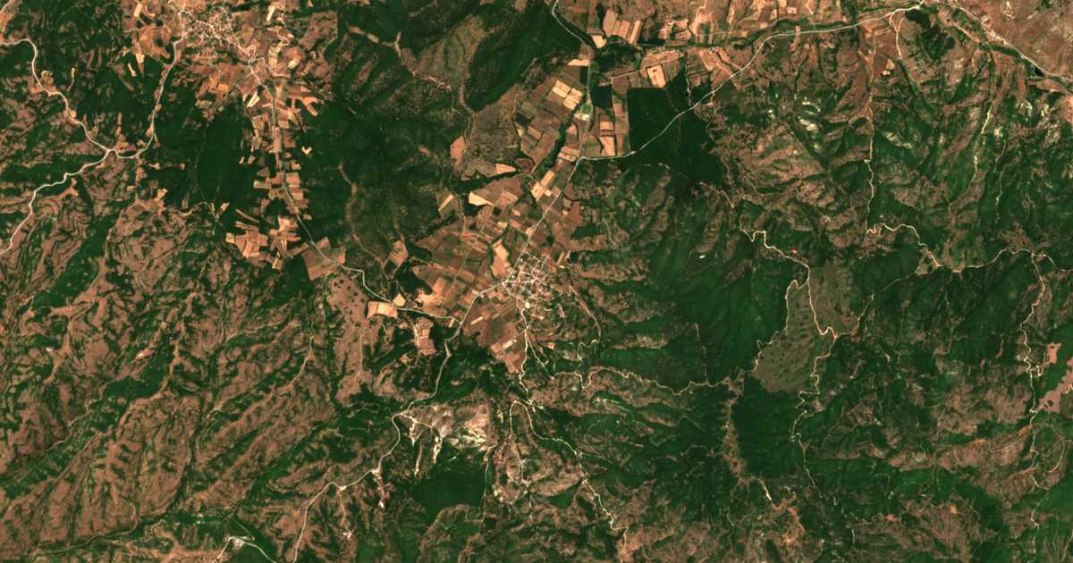 Satelitska karta: Koniskós