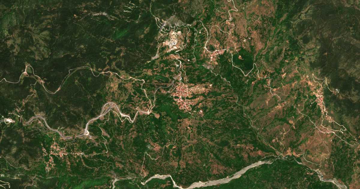 Satelitska karta: Panagía