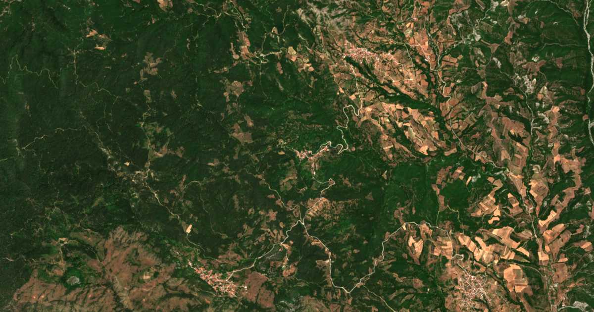 Satelitska karta: Stagiádes