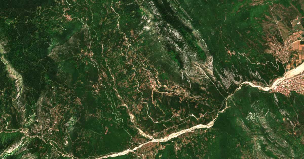 Satelitska karta: Kotrónion