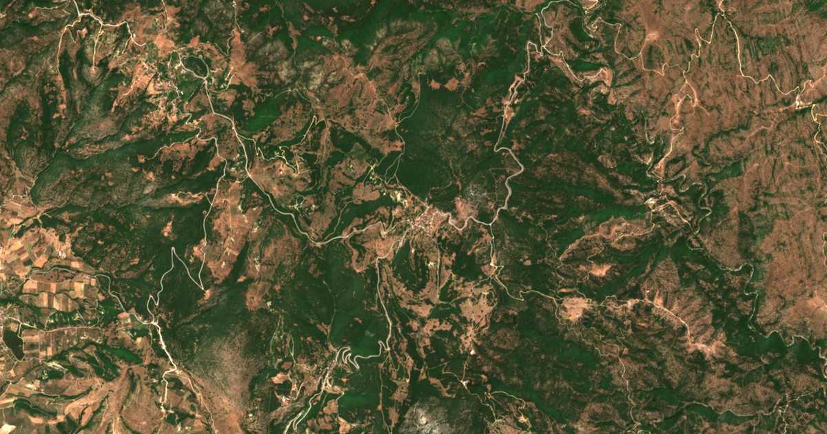 Satelitska karta: Lióprason