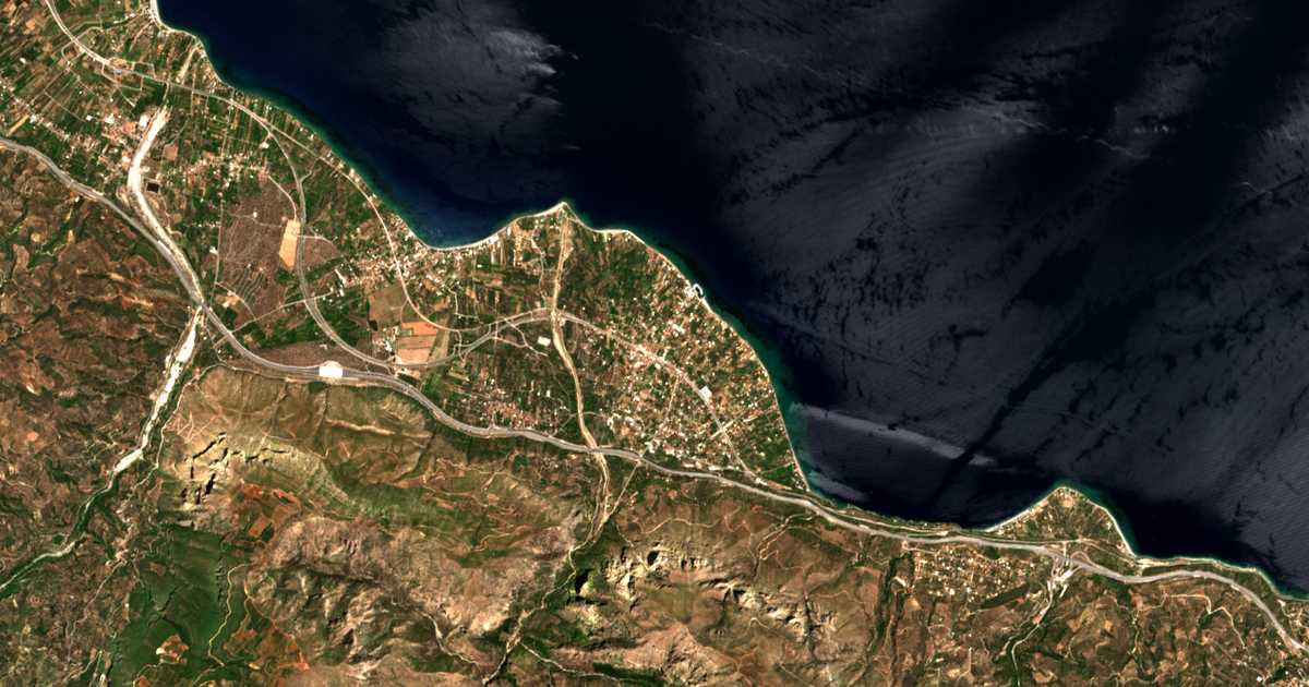 Satelitska karta: Diakoptón
