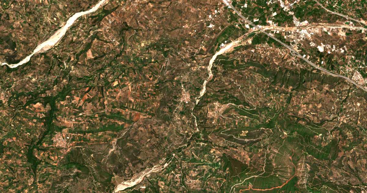 Satelitska karta: Káto Mavríkion