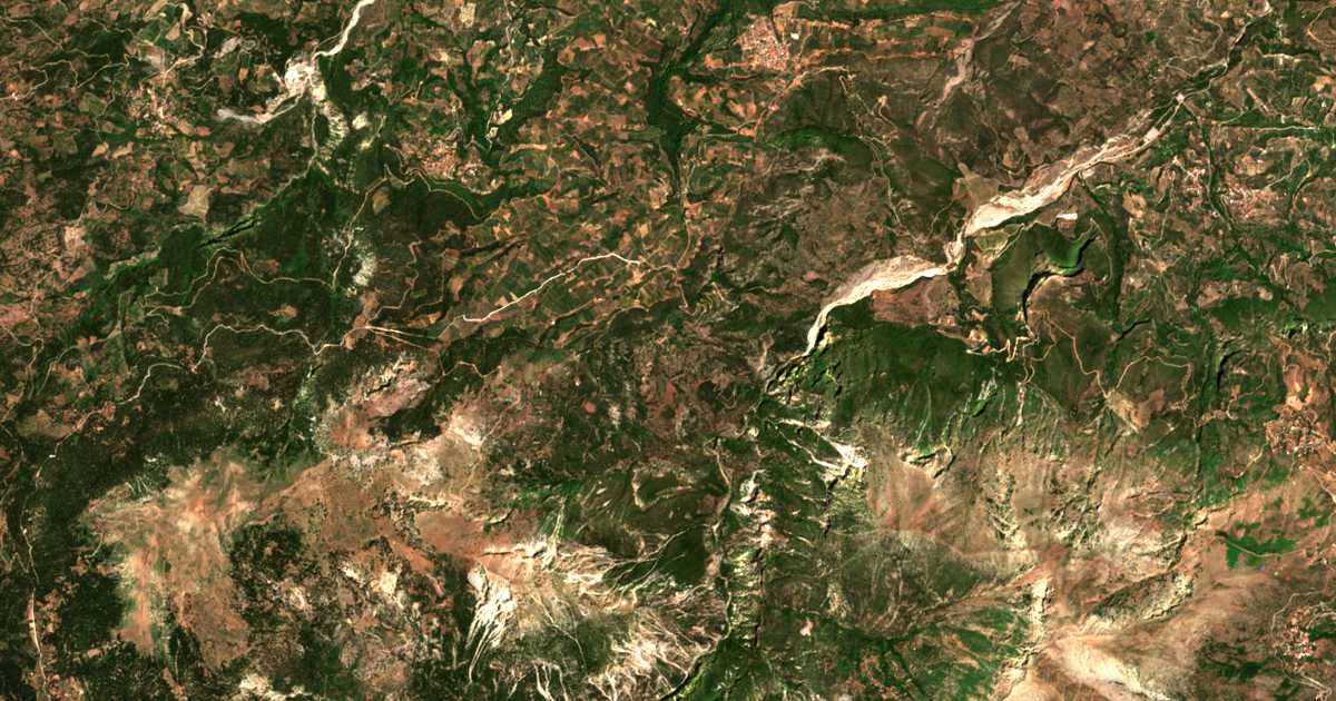 Satelitska karta: Kouniná