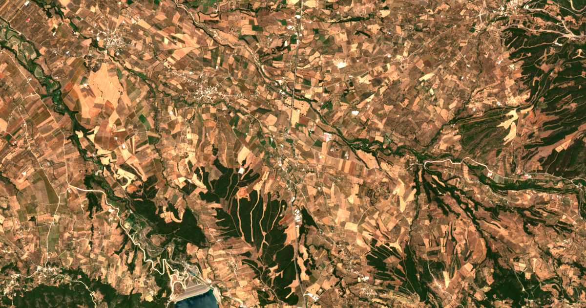 Satelitska karta: Dafnoúla