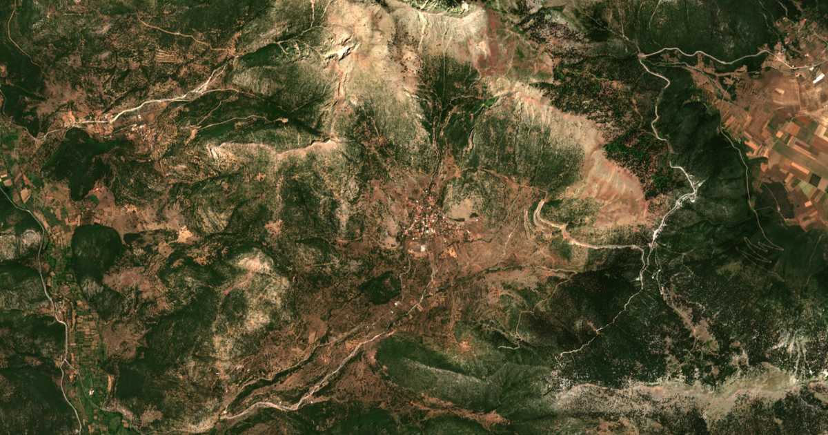 Satelitska karta: Lykouría