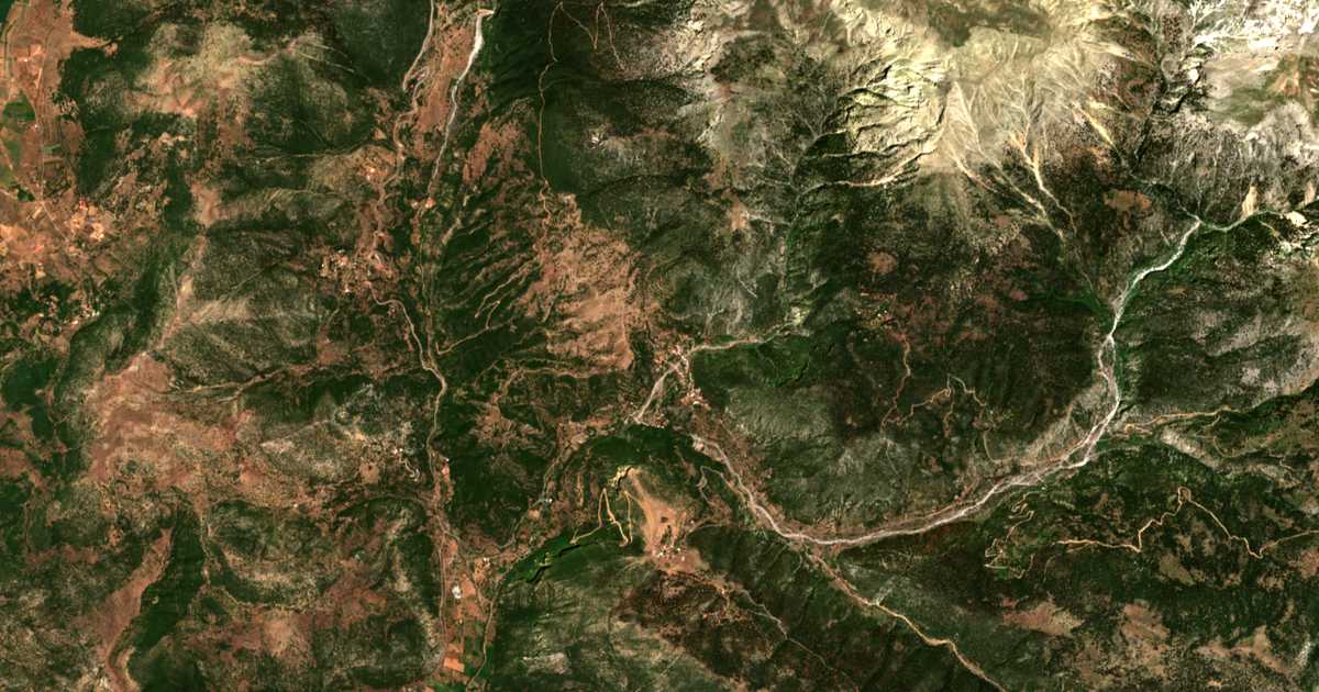 Satelitska karta: Planitéron