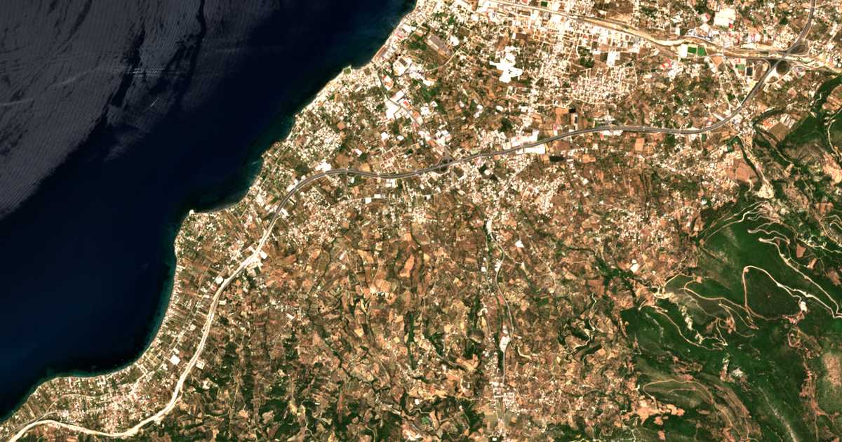 Satelitska karta: Chantziliákon