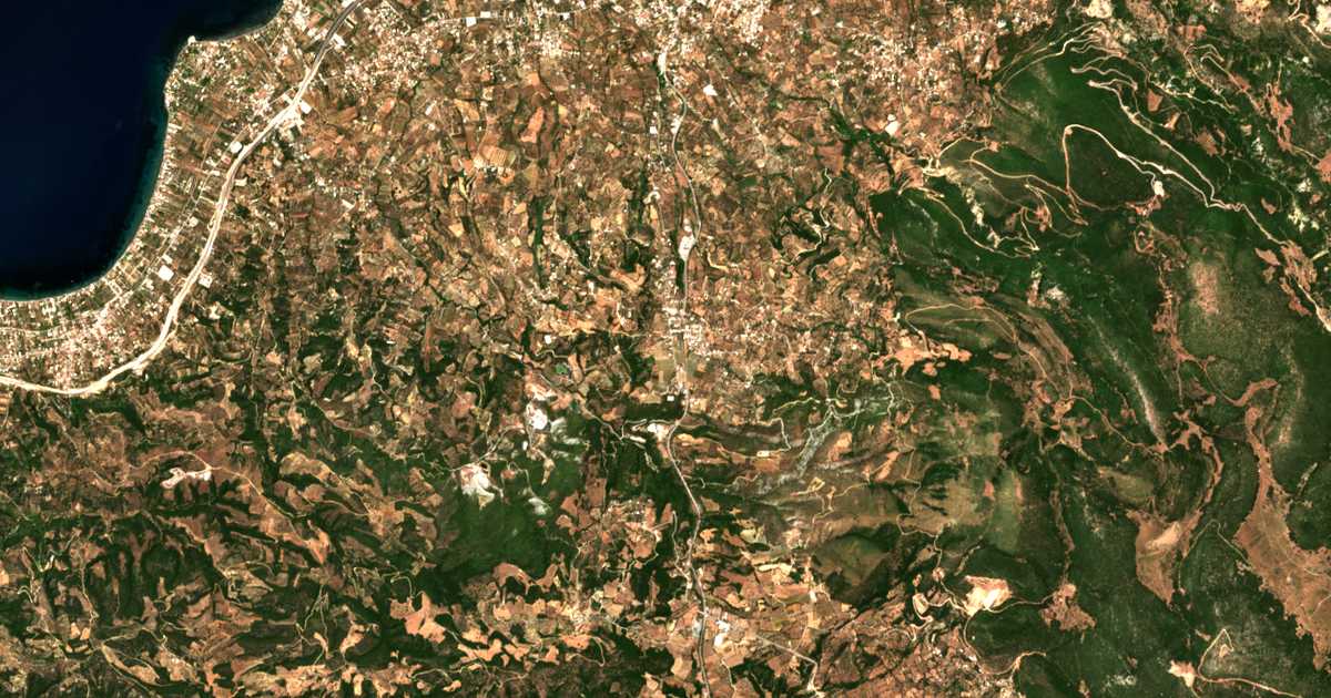 Satelitska karta: Kallithéa