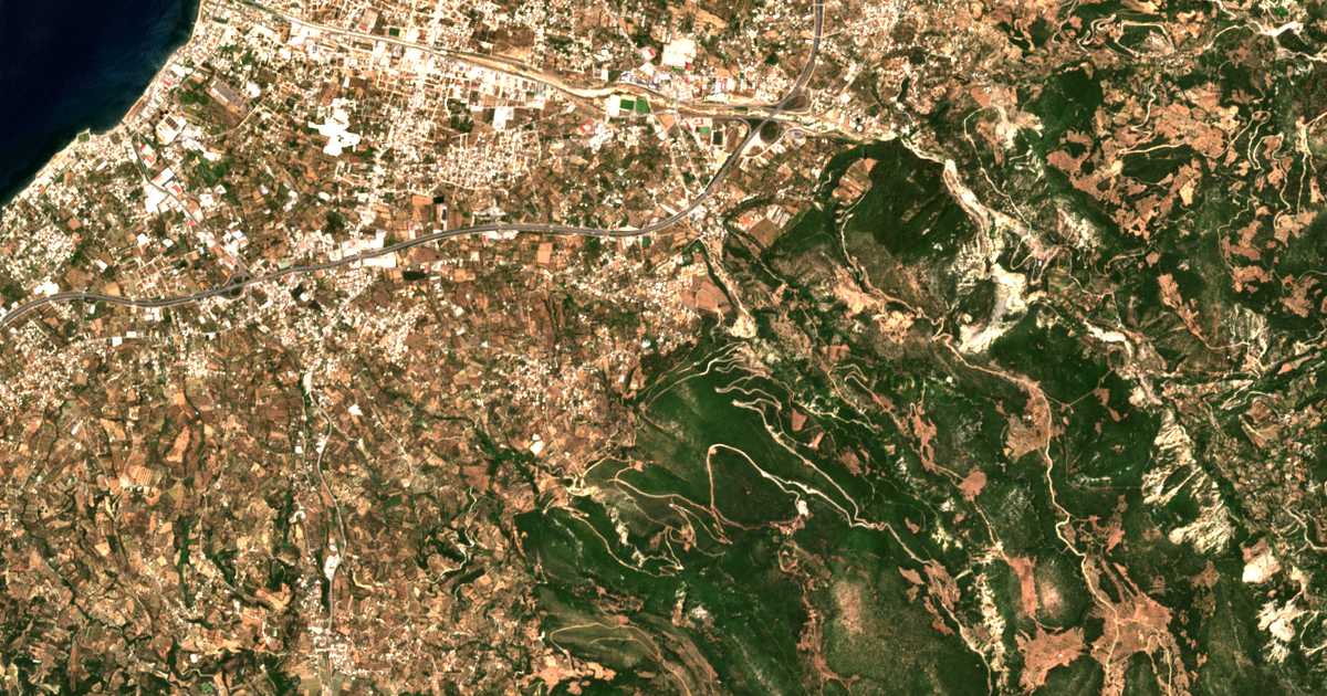 Satelitska karta: Kefalóvryson