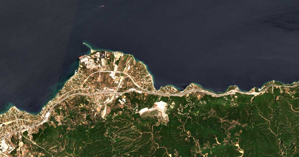 Satelitska karta: Psathópyrgos