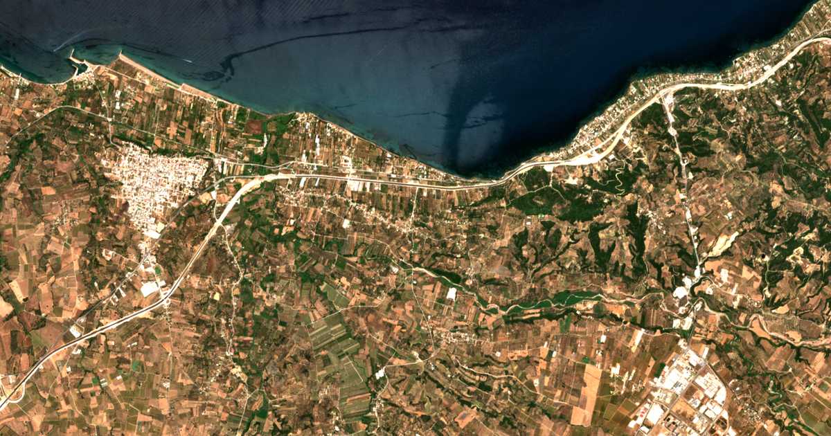 Satelitska karta: Alissós