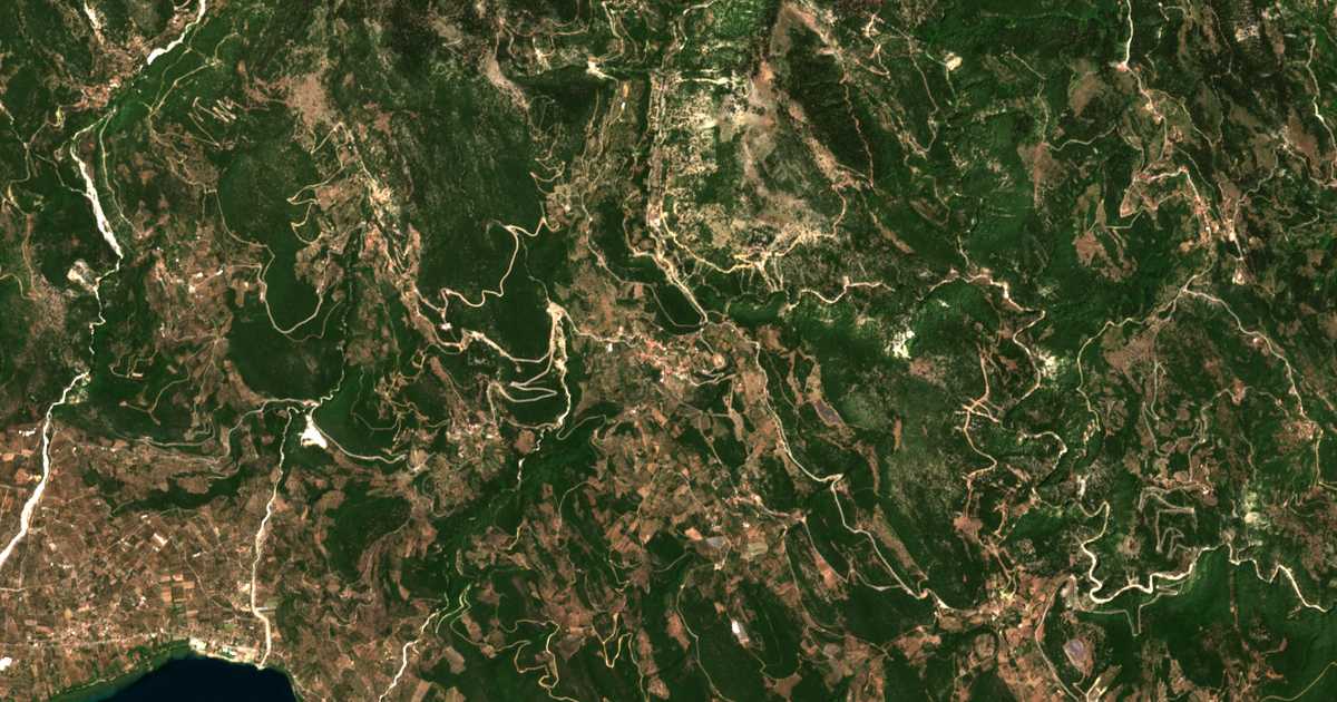 Satelitska karta: Kallithéa