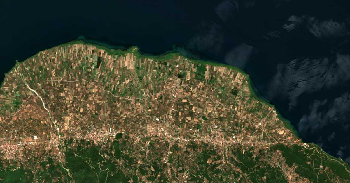 Satelitska karta: Trichónion
