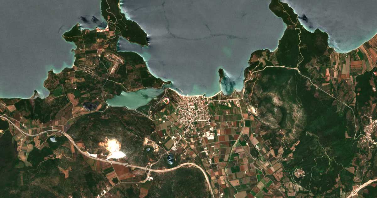 Satelitska karta: Vónitsa