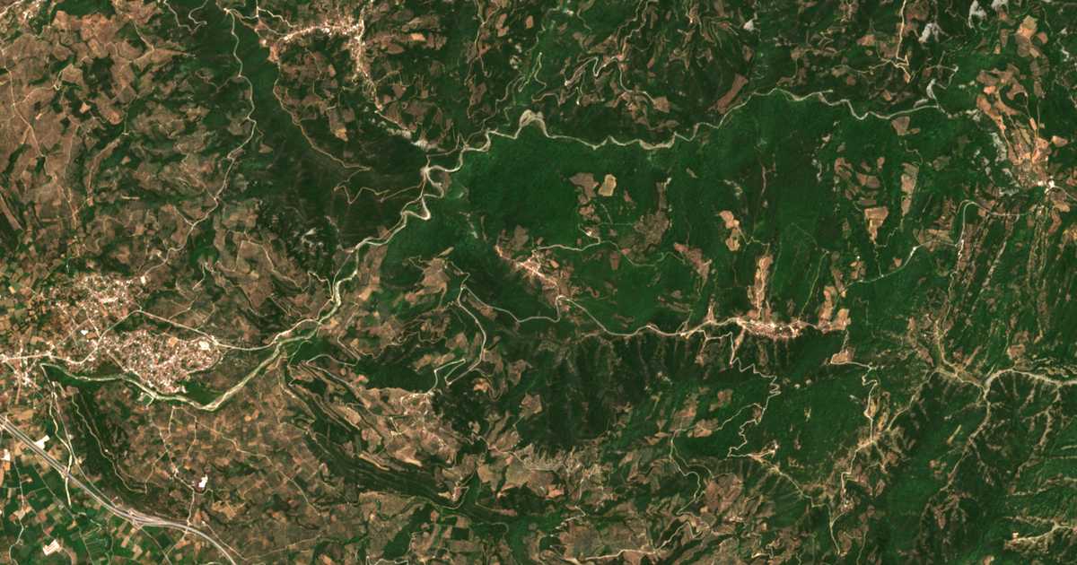 Satelitska karta: Chrysorráchi