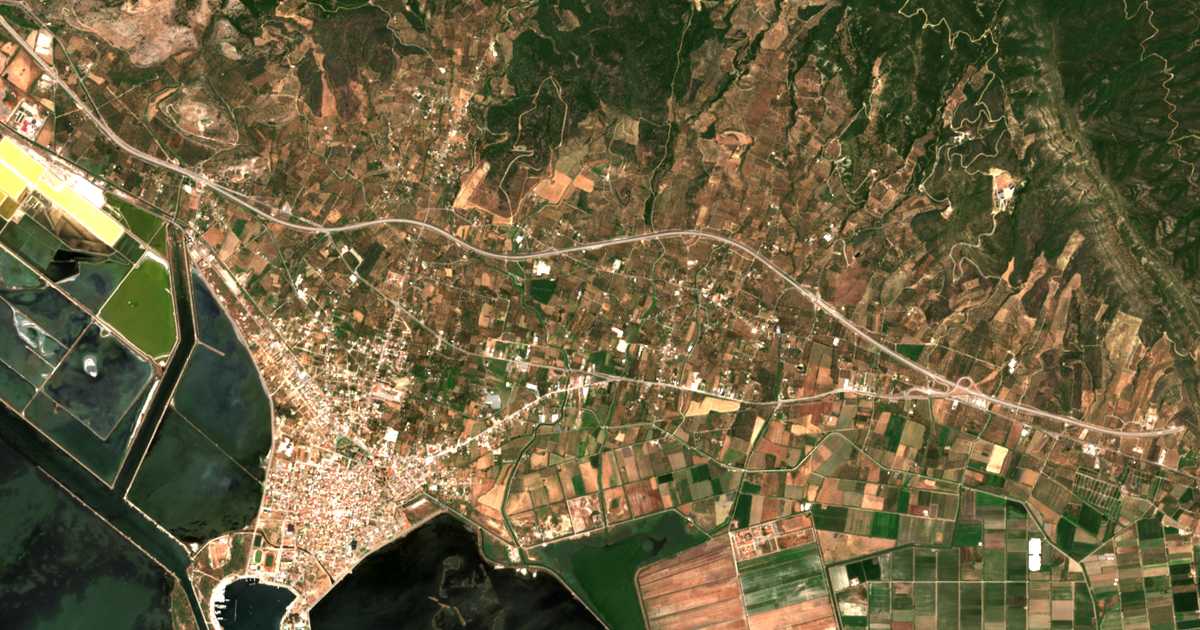 Satelitska karta: Arvanitaíika