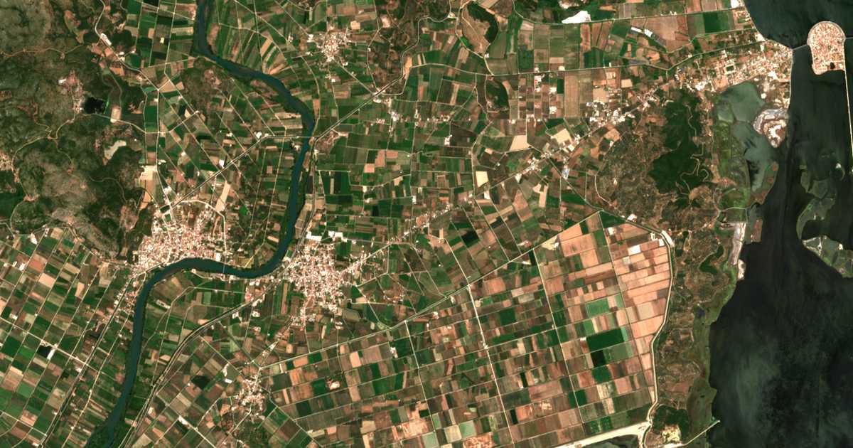 Satelitska karta: Mármara
