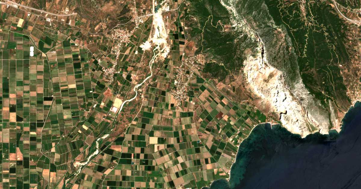 Satelitska karta: Galatás