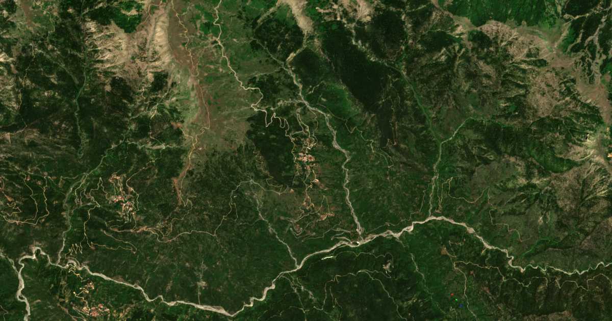 Satelitska karta: Gramméni Oxyá
