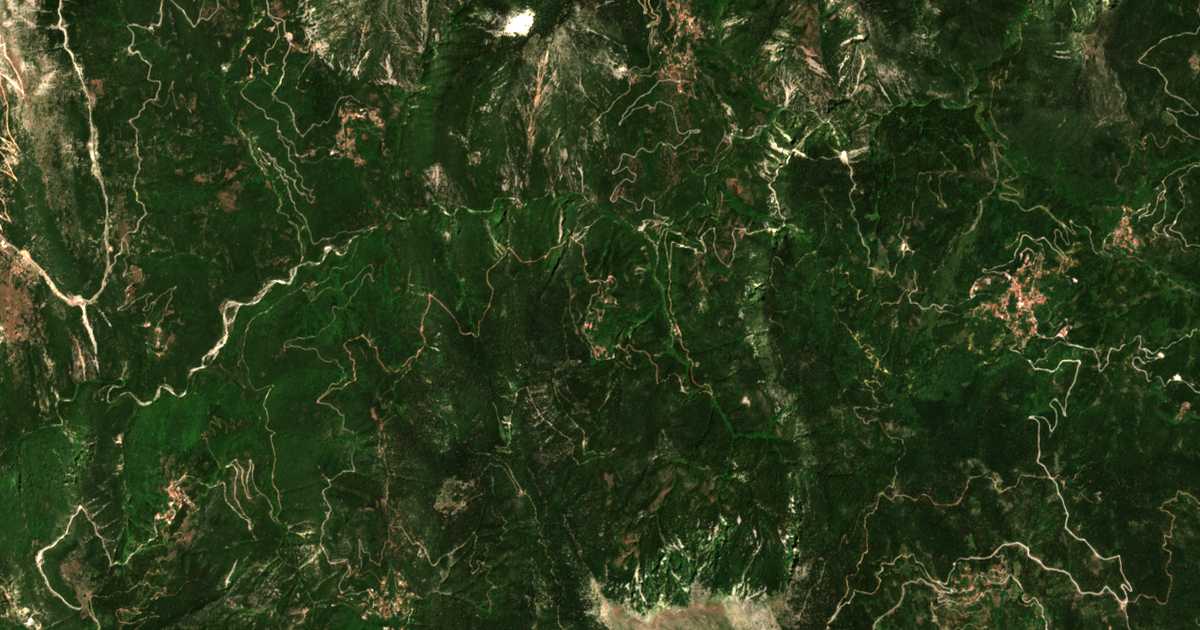 Satelitska karta: Pódos