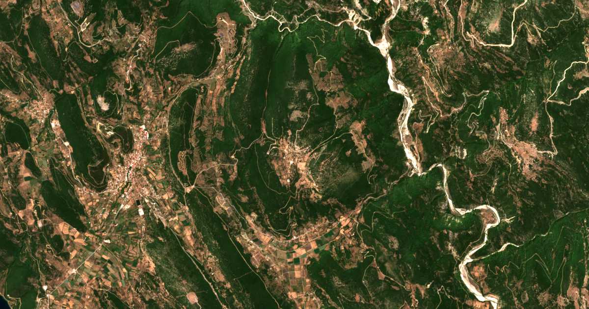 Satelitska karta: Chrysovítsa
