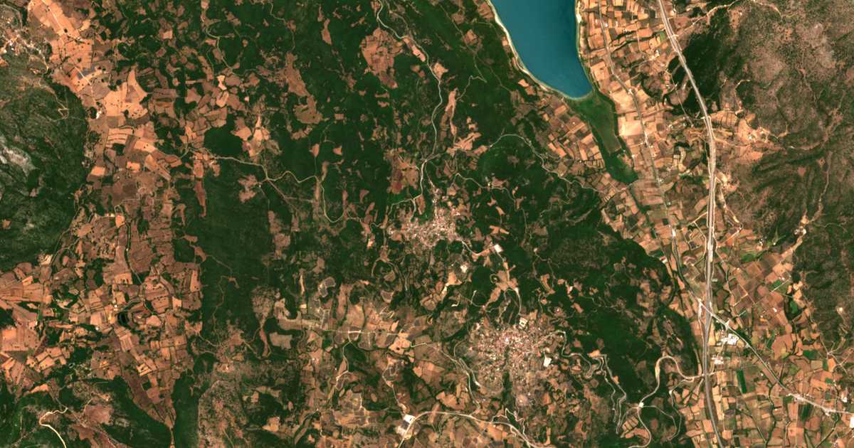 Satelitska karta: Pappadátos