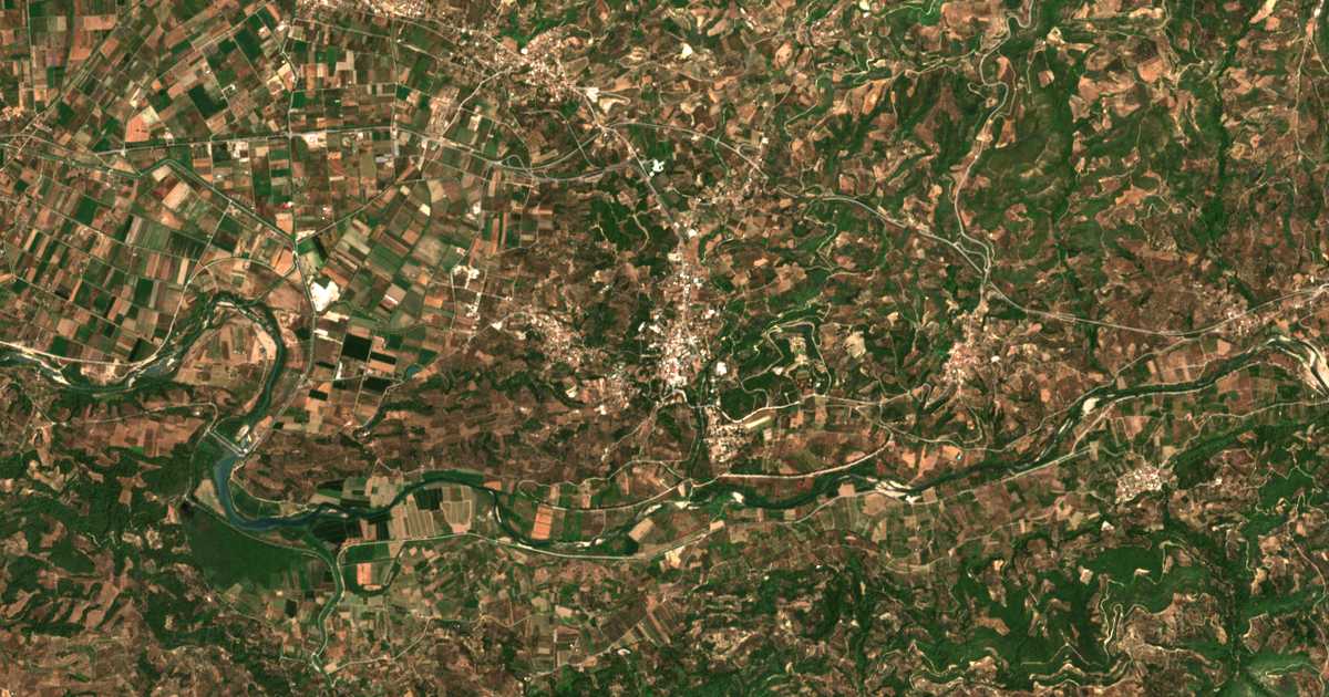 Satelitska karta: Archaía Olympía