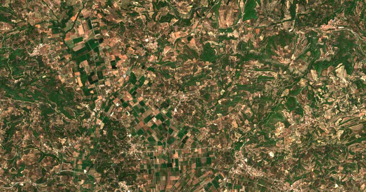Satelitska karta: Irákleia