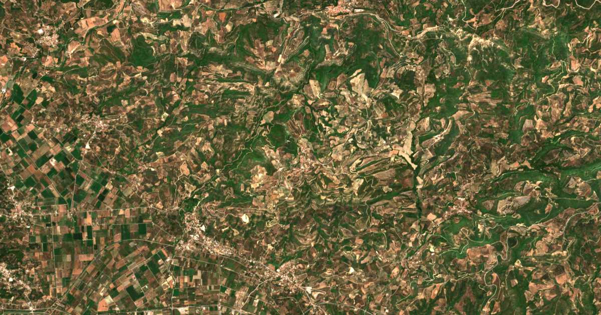 Satelitska karta: Kafkonía