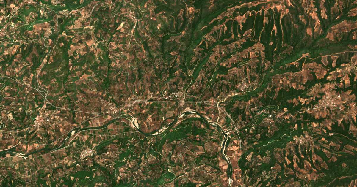 Satelitska karta: Mouriá