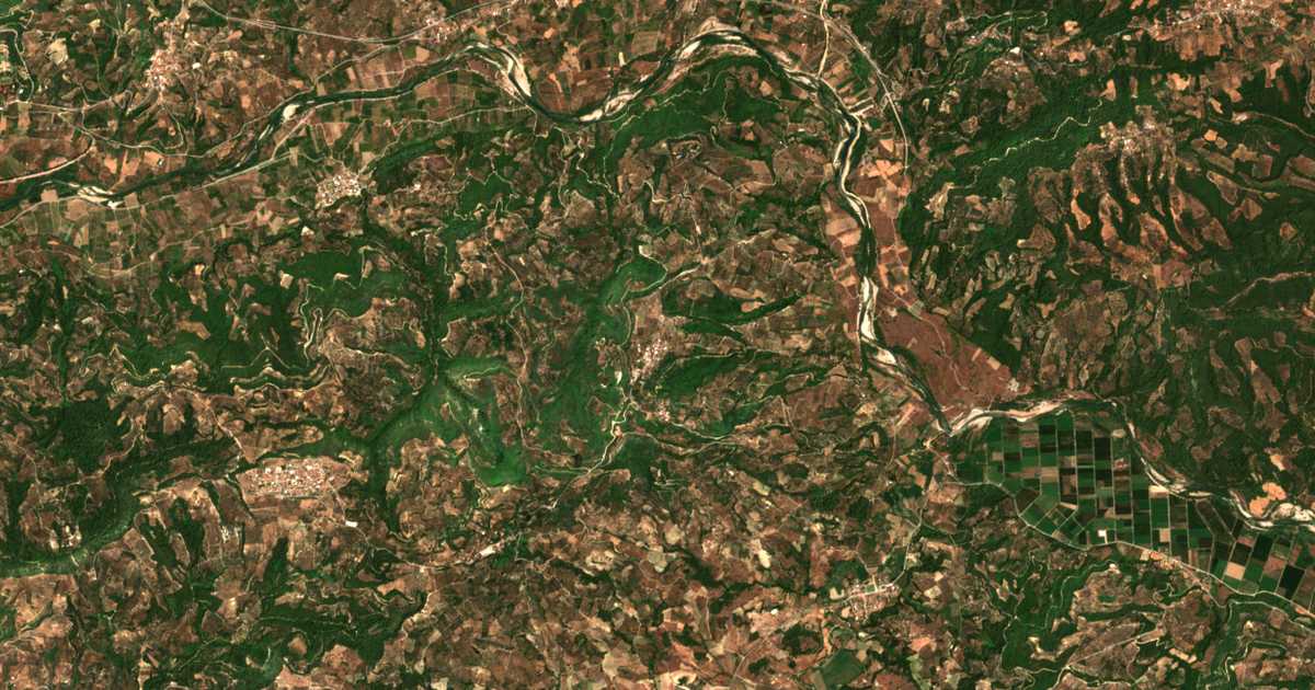 Satelitska karta: Fríxa