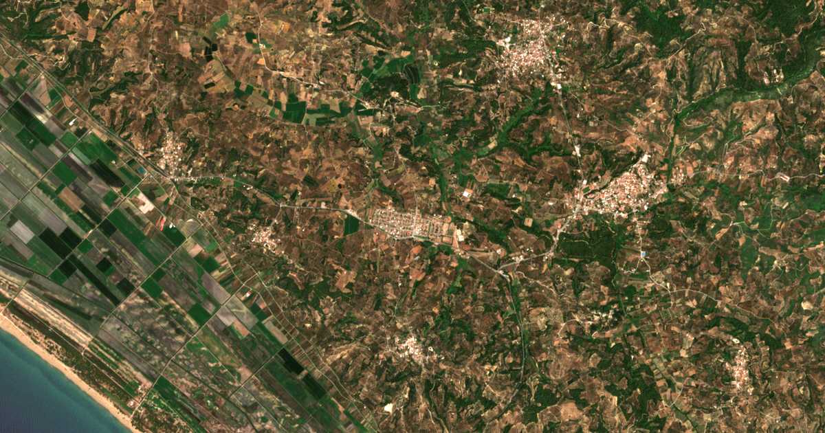 Satelitska karta: Kallíkomon