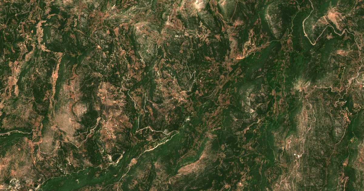 Satelitska karta: Linístaina