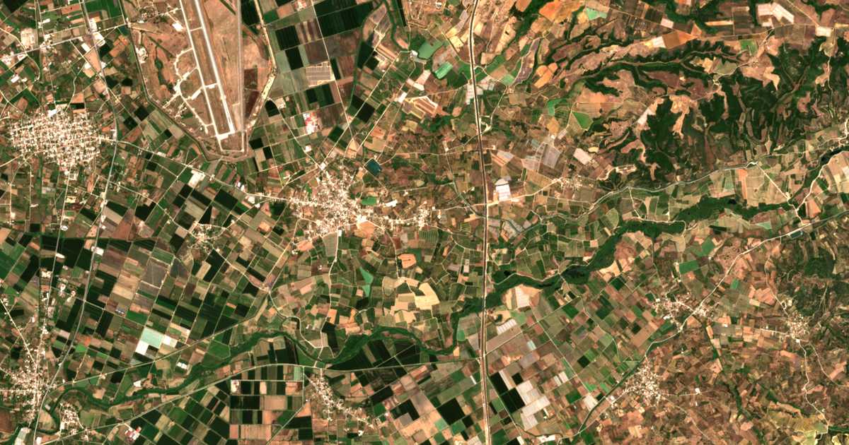 Satelitska karta: Markópoulon
