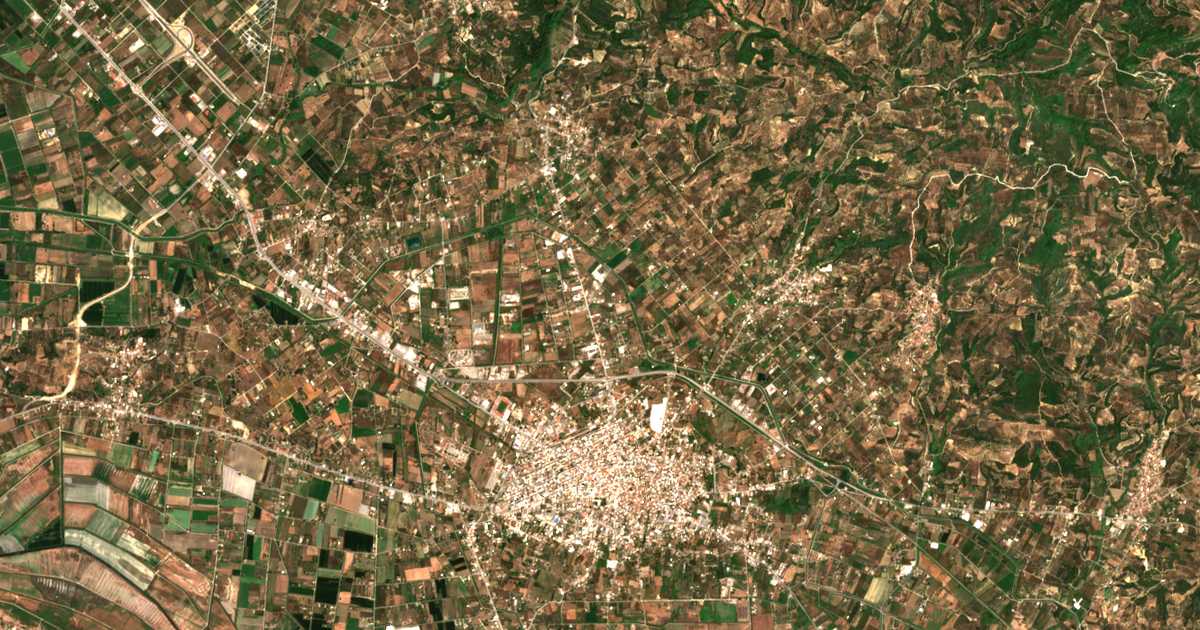 Satelitska karta: Anthópyrgos